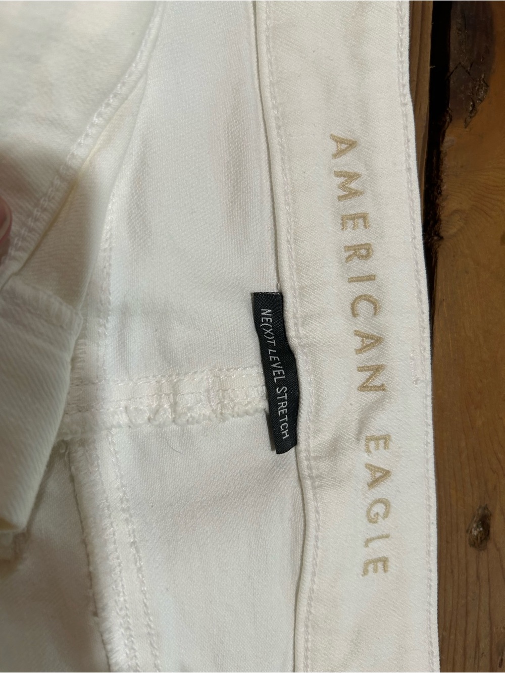 American Eagle Outfitters Women's White Skinny Jeans - Picture 3 of 4